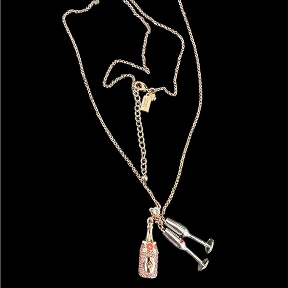 KATE SPADE Make Magic Cluster Champagne Pendent Necklace with Dustbag - Picture 6 of 6